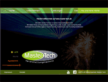 Tablet Screenshot of master-tech.de